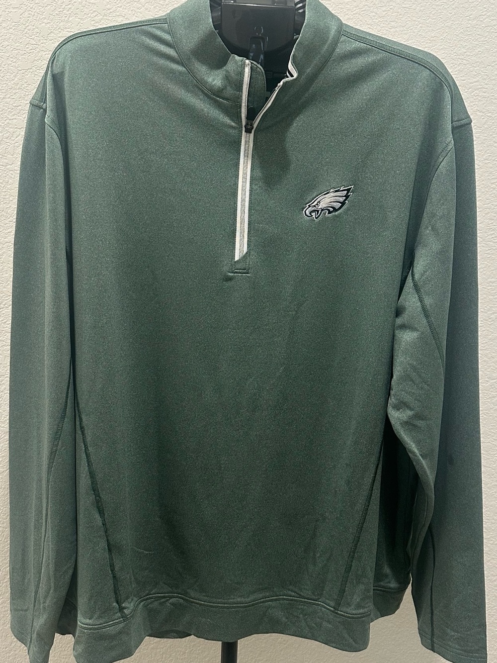 Philadelphia Eagles Cutter & Buck DryTec 1/4 Zip Pullover XXL
